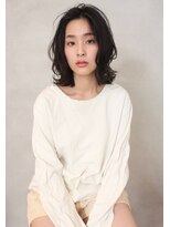 ソルト(Salt)&nbsp;大名<Salt>ラフウエーブミディ×ベージュカラー(OKABE)