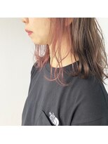 テクライズ 豊橋店(TECHRISE)&nbsp;耳上インナー×スモーキーピンク