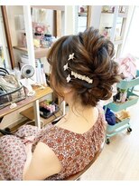 ロカット サロン(Roquat Salon) ねじりアップアレンジ【ヘアアレンジ 立川/立川南/浴衣/立川】