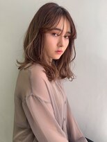 クラン(clan)&nbsp;大人かわいいココアブラウン/フリンジウェーブ