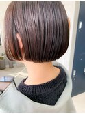 前下がりボブ、スリークボブ、コスメストレート、ワイドバング