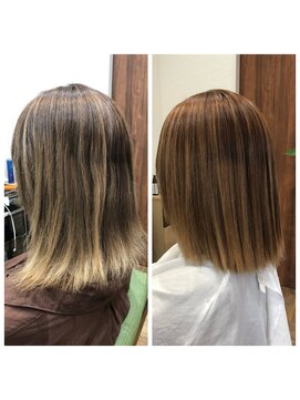 ヘアーグラン(Hair Gran.) 縮毛矯正施術例