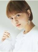  ボブ/カーキグレージュ/大人かわいい[恵比寿/恵比寿駅]