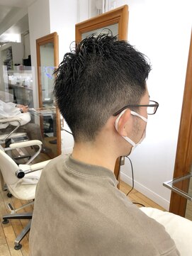 ヘッズ 本八幡店(HEADS) かき上げヘア ニュアンスマッシュ サイドパート 韓国マッシュ