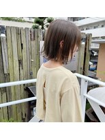 ミント(mint) 切りっぱなしボブ/外ハネボブ/ボブ/オリーブグレージュ