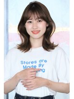 ワールドビューティビバルト 宝塚店(WORLD BEAUTY VIVALTO) 小顔外ハネミディアムアッシュ20代30代40代くびれミディ韓国ヘア