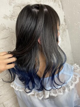 プライズ アイリス 池袋東口店(prize Iris) インナーブルーグラデーション/20代30代￥14850