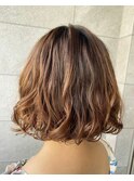 デジタルパーマ×ボブ