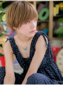 ハイライトカラー小顔マッシュショートウルフc5上尾20代30代40代
