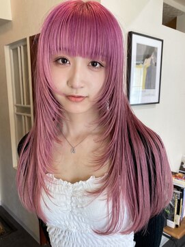 カルテ(QUARTE) 縦落ち顔周りレイヤー