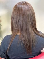 アルファ インタラクティブ エム フラワー(ALUFA interactive.M Flower)&nbsp;20代30代40代大人可愛いハイライトブラウンベージュ3Dカラー