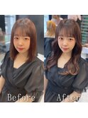 ショコラ#シールエクステ#韓国#こなれミディ#大人ガーリー#梅田