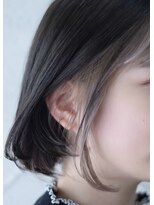 髪と生活 美容室 耳掛けボブ