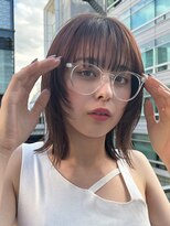 ノイ(noi) 顔周りレイヤーカットグレージュカラーくびれボブベージュカラー