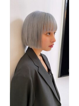 ヴァーディ オモテサンドウ(Vardy omotesando) 水色/ブルーグレー/切りっぱなし