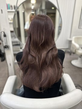 イオエ 心斎橋(ioe) 20代30代40代◎ツヤ髪ラベンダーグレージュ【髪質改善】