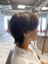 リンクエン(Link enn)&nbsp;前髪/イメチェン/小顔カット/ネビージュ/ワンレン/黒髪/ボブルフ