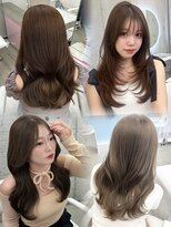 エヌアイ オモテサンドウ(ni omotesando)&nbsp;柔らかいブラウンカラー/マロンベージュ