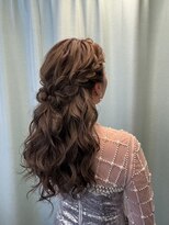 マーズ(Hair&Make Mars+)&nbsp;編み込みハーフアップ
