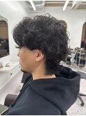 クリームパーマで作る外国人風パーマスタイル