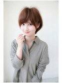マッシュショート アッシュカラー 白髪ぼかし 髪質改善 八木