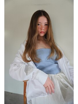 シキムーン 横浜(siki MOON) ベージュ/ロングヘア/ニュアンスパーマ[横浜/横浜駅]