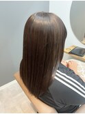 髪質改善ストレート、カラー