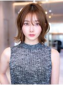 韓国レイヤー顔周りカット透明感カラー髪質改善艶髪シースルー