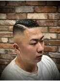 アイロンパーマ×スキンフェード