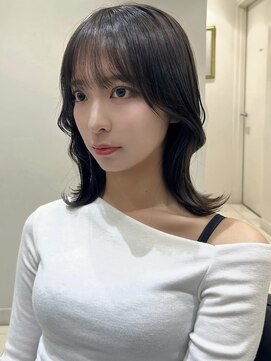 ユーフォリア 新宿店(Euphoria) 【Euphoria SHOKI】シルバーアッシュ×ミディアムレイヤー