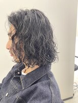 エクラヘア(ECLAT HAIR)&nbsp;メンズボブ×スパイラルパーマ