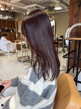 ヘアー アイス ルーチェ(HAIR ICI LUCE) ワインレッド/ボルドーカラー/ブリーチなし/冬カラー/堀場