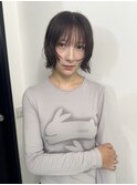 江頭里穂/たまプラーザ/ボブ/ブラウンカラー/簡単スタイリング