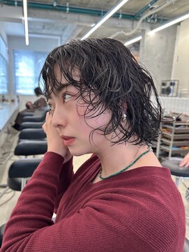 テンション(tension) スパイラルパーマボブレイヤーカット札幌駅大通駅バスセンター