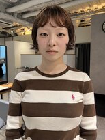 カフ(CAF) CAF FUKO オン眉/ミニボブ/ニュアンスパーマ/大阪心斎橋