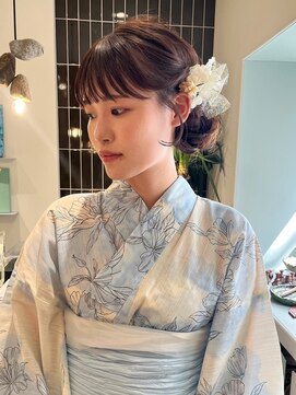 ベホブ(Behov) アップヘアアレンジ×浴衣着付け