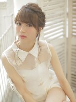 ラックスビー ガーデン 西宮北口駅前店(LUXBE GARDEN)&nbsp;編み込みフェミニンアップ