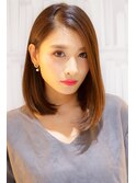 ミヤザキスタイル　前下がりフェミニンボブ(恵比寿）