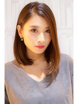 フラミューム 恵比寿(flammeum)&nbsp;ミヤザキスタイル　前下がりフェミニンボブ(恵比寿）