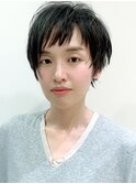 アラフィー女子の涼しげショート