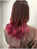 Pink gradation
