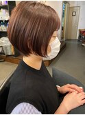 白髪をぼかす亜麻色ブラウン☆