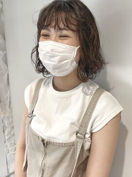 コフィー バイ メルト 吉祥寺(cofy by melt) 【三ツ井純】前髪パーマ無造作くしゃっとパーマこなれヘア