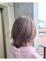 ミラシィ 稲毛(Mirashy)&nbsp;20代～40代向け ミディアムボブ×8トーンミルクティーベージュ