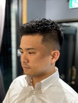 銀座 シノ 本店(shino)&nbsp;【銀座理容室】ビジネススタイル アイロンパーマ　ビジネスマン