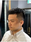 【銀座理容室】ビジネススタイル アイロンパーマ ビジネスマン