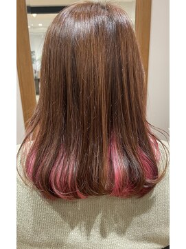 ビエン(bien) ☆インナーカラー　ネオンピンク☆