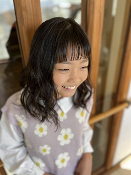 トップヘアー 本店(TOP HAIR) ウェーブヘアー　ジュニアカット　10代