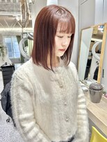 ゼストララ(ZEST Lara)&nbsp;流行☆暖色カラー×ミディアムボブ【吉祥寺】misaki