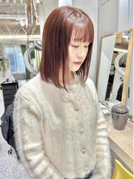 ゼストララ(ZEST Lara) 流行☆暖色カラー×ミディアムボブ【吉祥寺】
